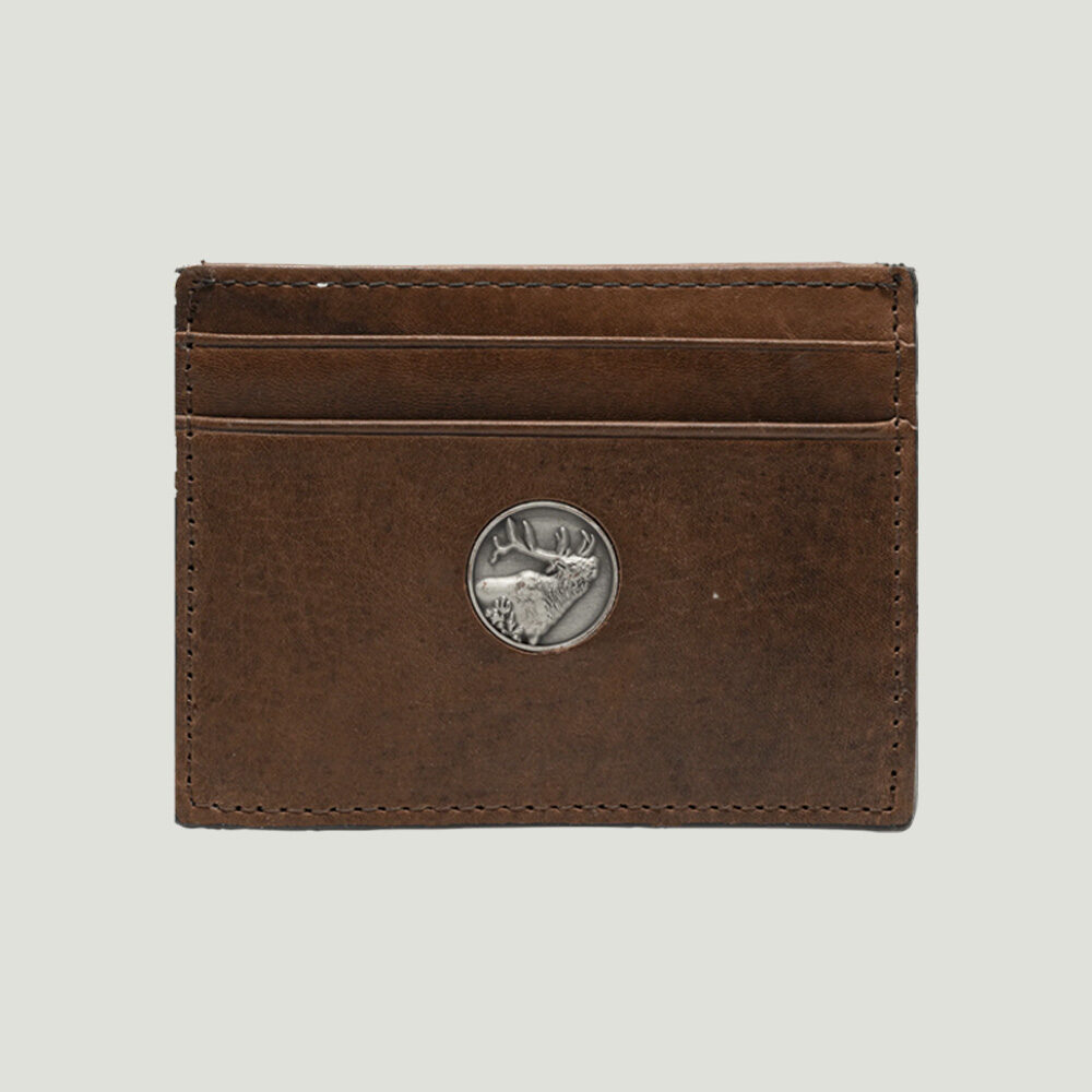 Elk Concho Minimalist Wallet