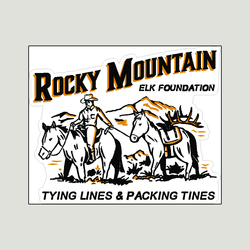 Backcountry Packout Decal | Rocky Mountain Elk Foundation