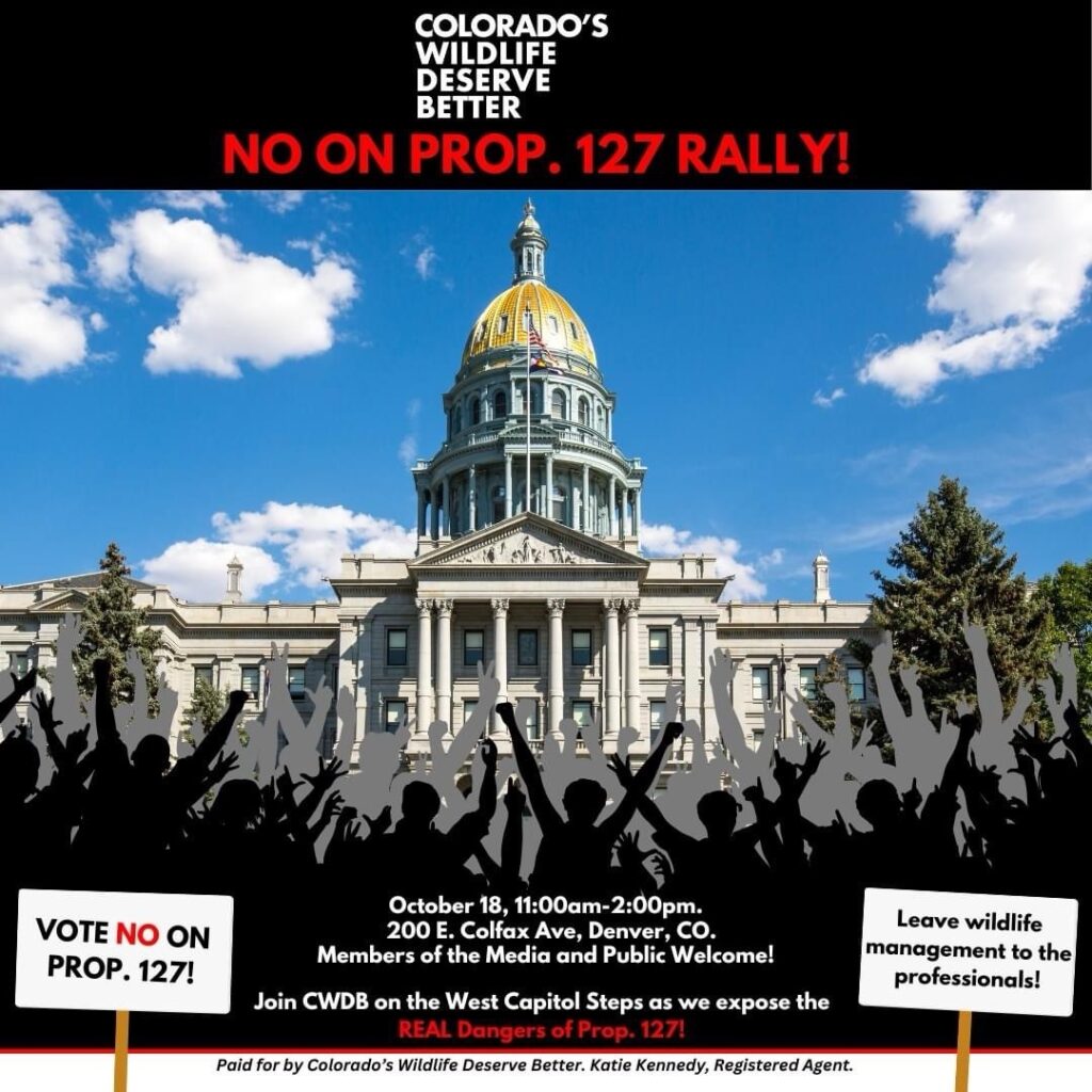 Get Registered to Vote, Support Hunting, Attend Oct. 18 Capitol Rally