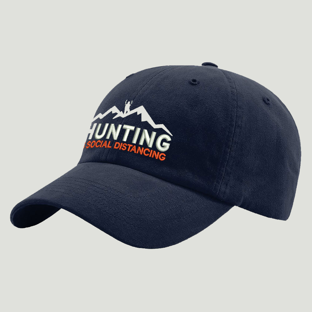 Hunting is Social Distancing Cap